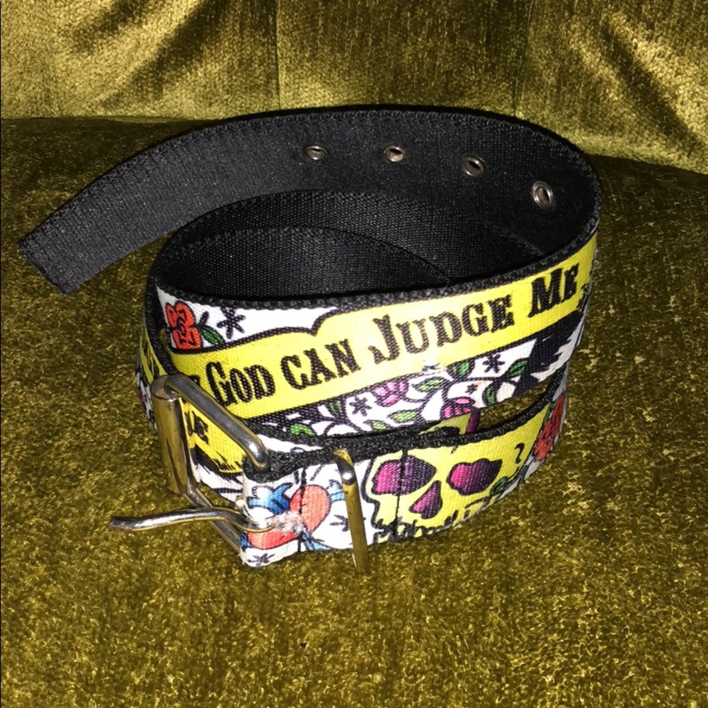 90s Tattoo Style Belt Vintage